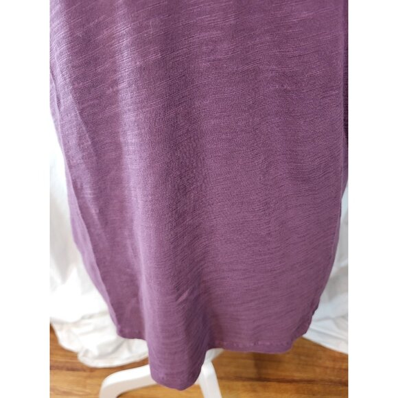 Mod o Doc Size S Purple/Red Short Sleeve V Neck Sleeve Top - Picture 3 of 6